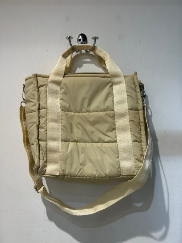 BAG PUFFER BEIGE Grande