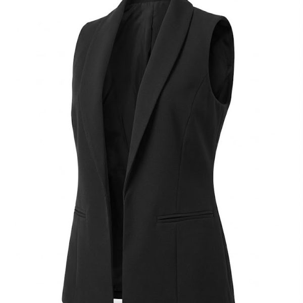 BLAZER SIN MANGAS Negro
