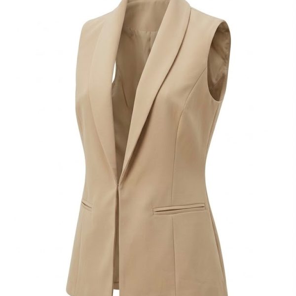 BLAZER SIN MANGAS Beige