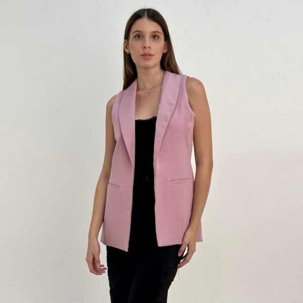 BLAZER SIN MANGAS Rosado