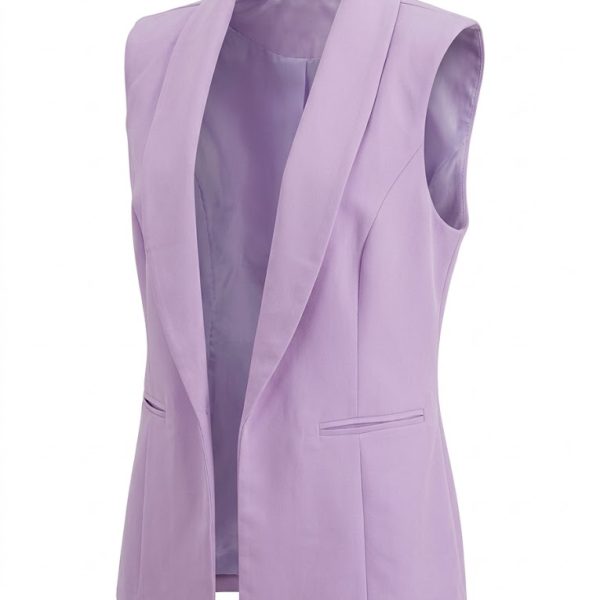 BLAZER SIN MANGAS Lila