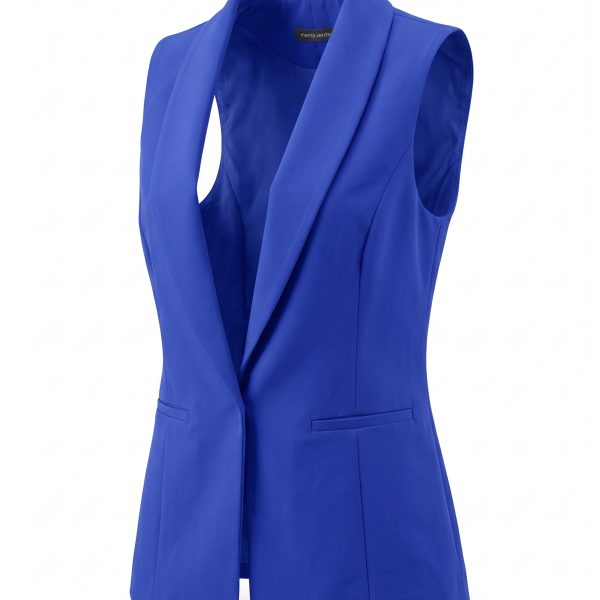 BLAZER SIN MANGAS Azul